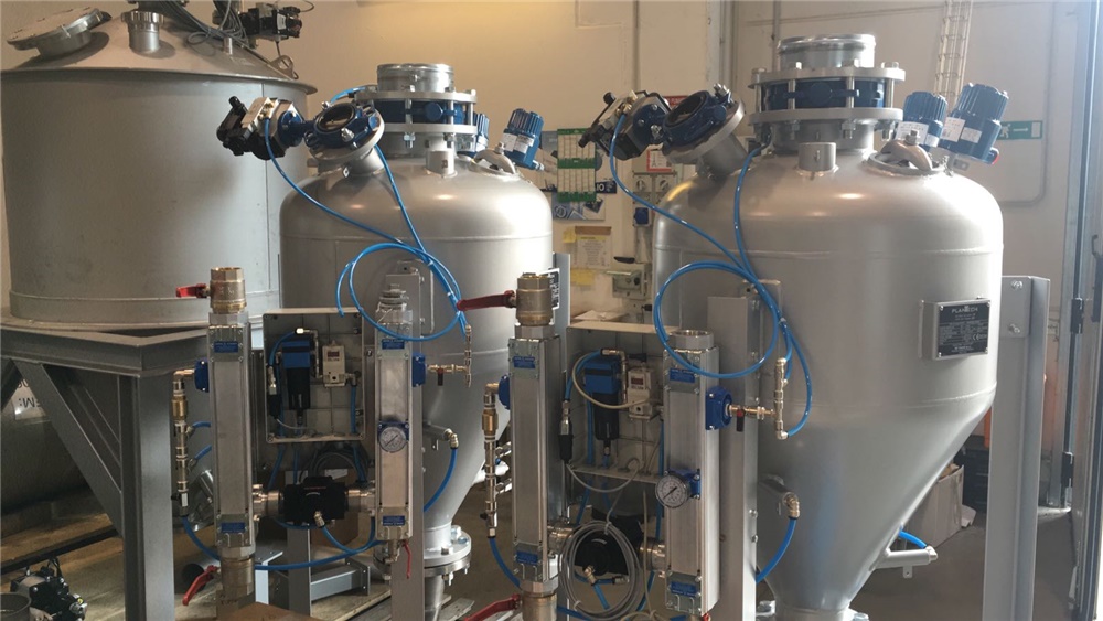 粉状物料无污染气力输送设备的主要特点